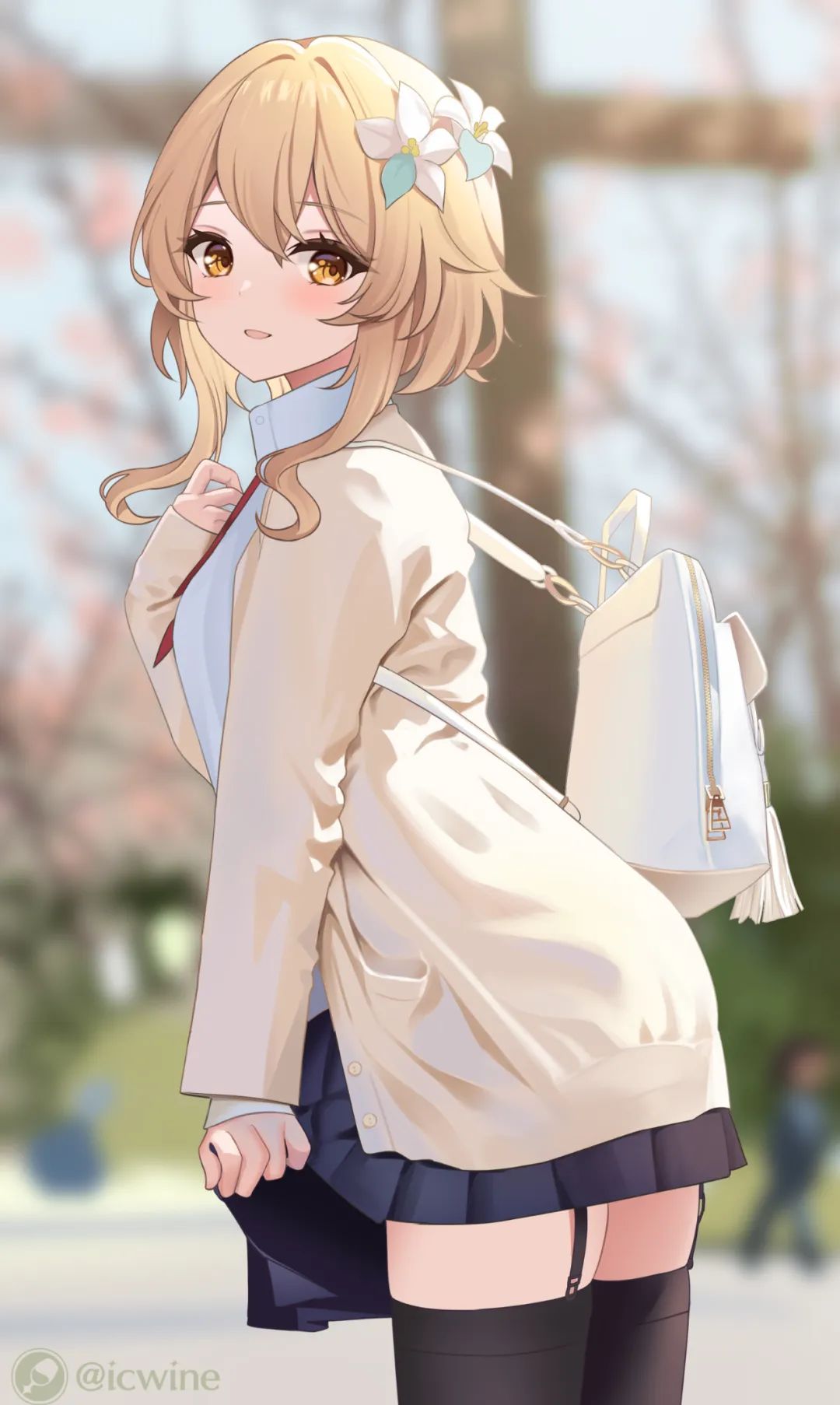 荧(同人壁纸)精选:旅行者的小袜子——原神(六)