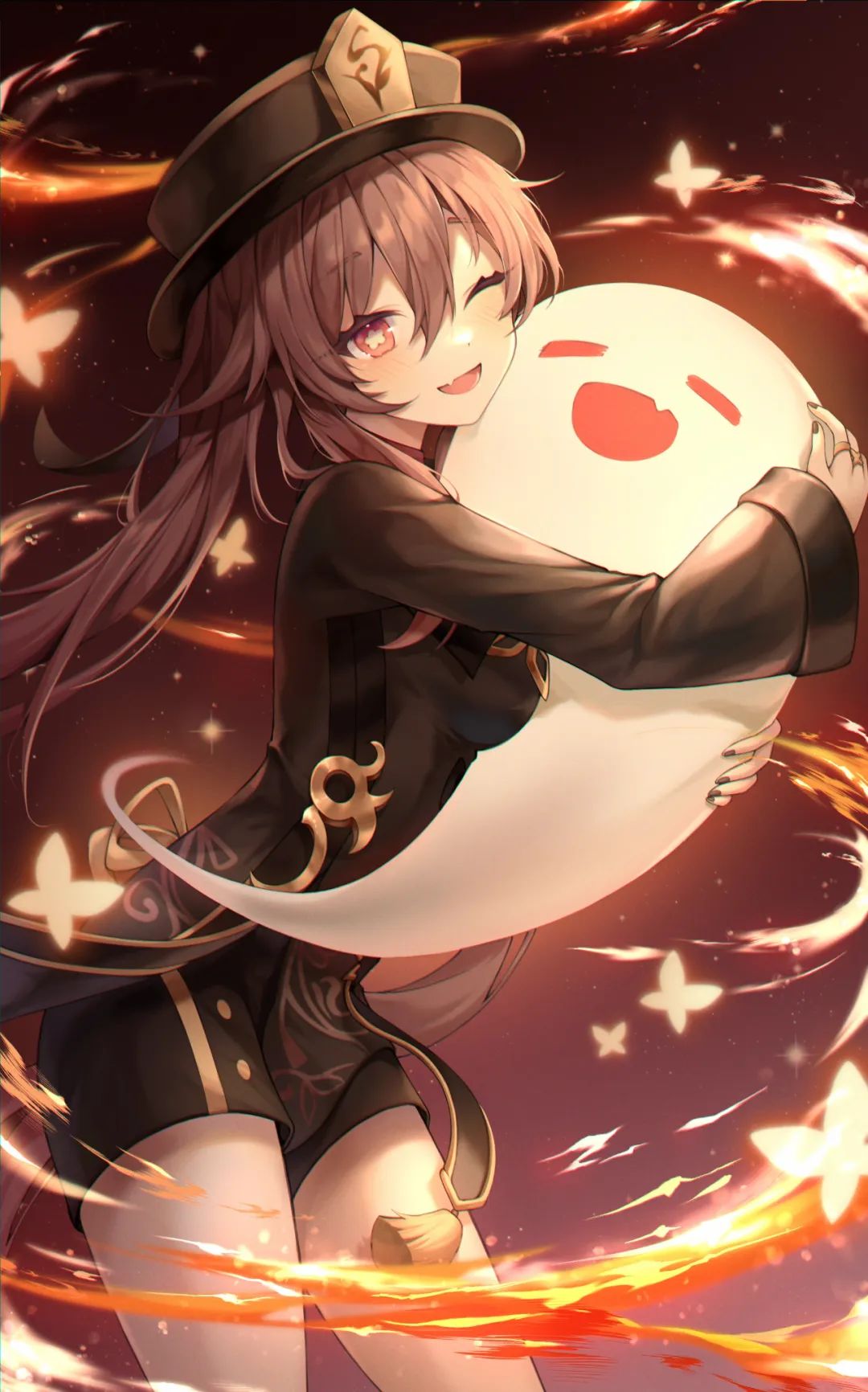 胡桃同人壁纸精选打扫卫生原神八