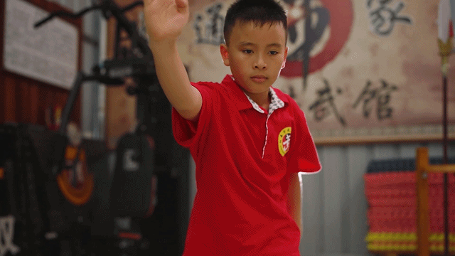 "吴海荣说未来自己也会继续练习梁方伍系洪拳希望将这种武学精神一直