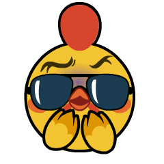 【惊喜放送】光子鸡表情包——鸡哥大头篇帅酷登场!