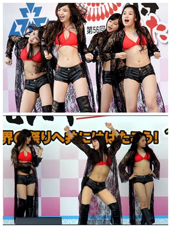 记得日本小学生女团吗 她们又来泳衣秀