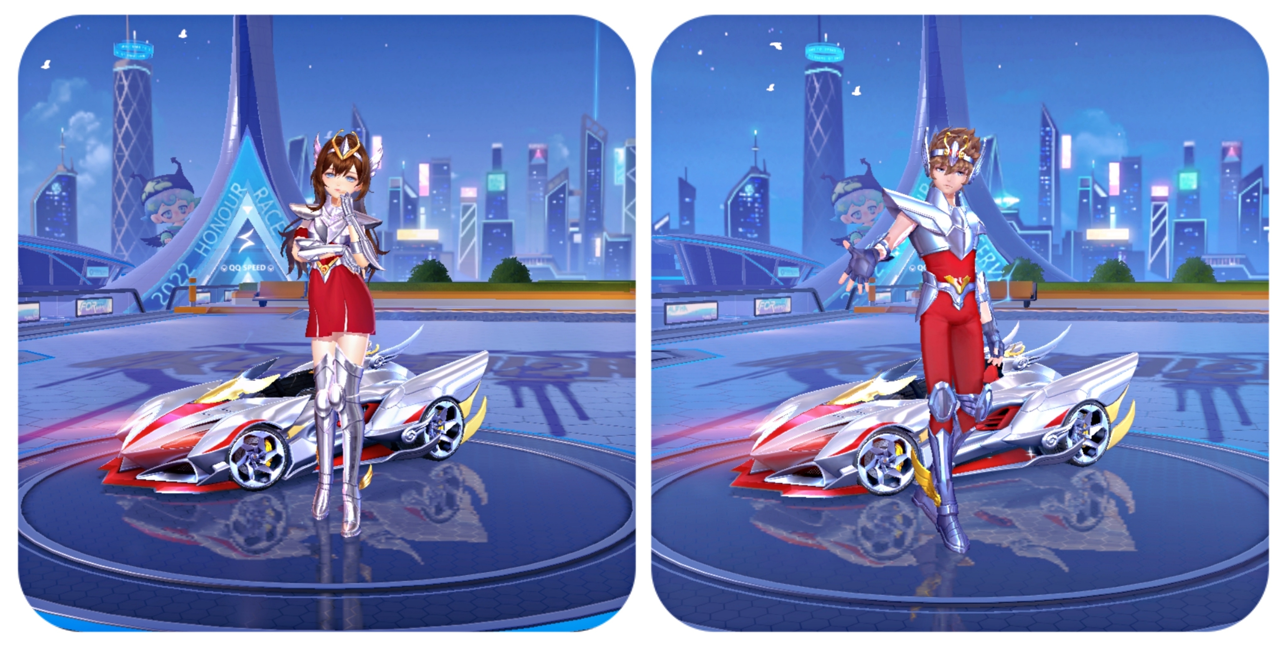 qq飞车手游:时光小铺里值得弄的青铜圣衣套装,有图鉴!