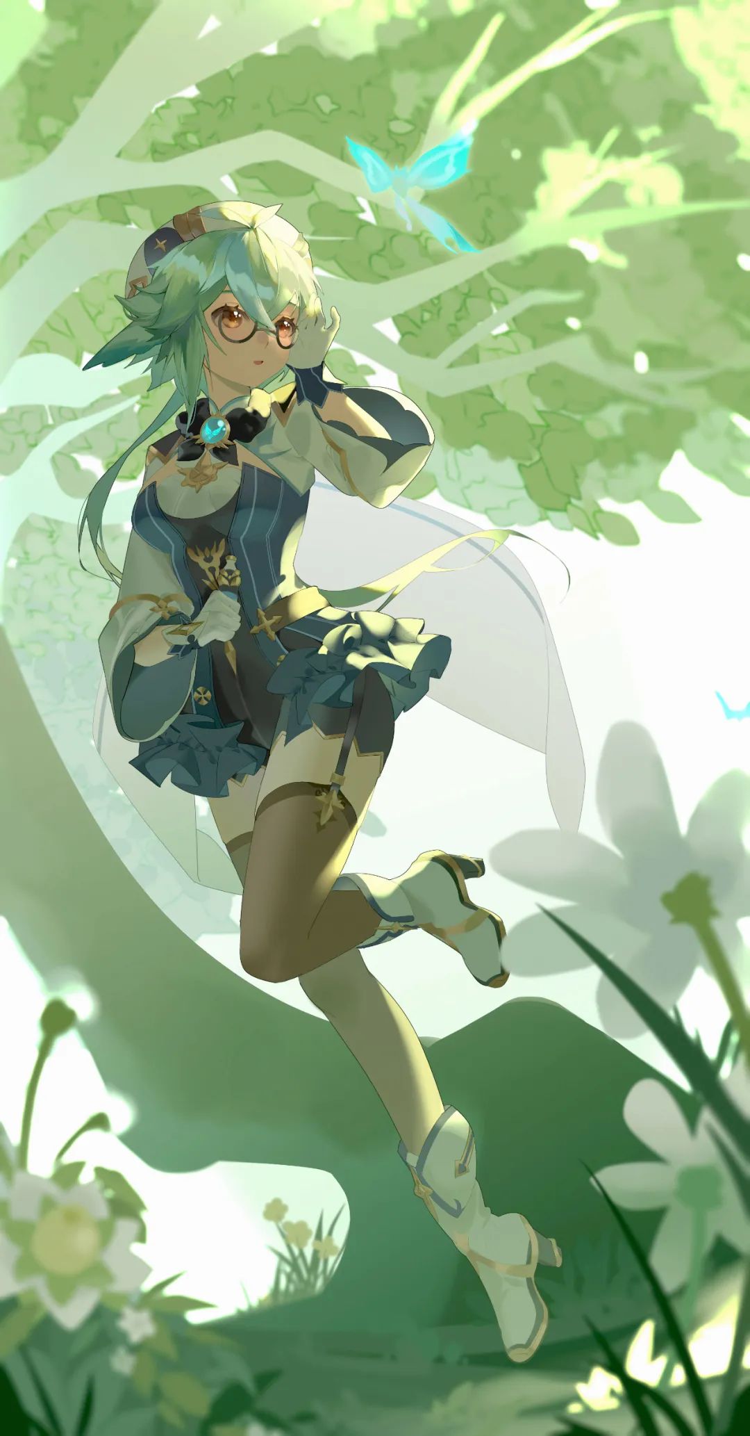 砂糖(同人壁纸)精选:吊带袜真不错!——原神(二)