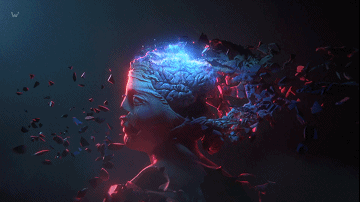 片头更是炫酷,一尊代表人类的雕像慢慢消散,露出里面的大脑.