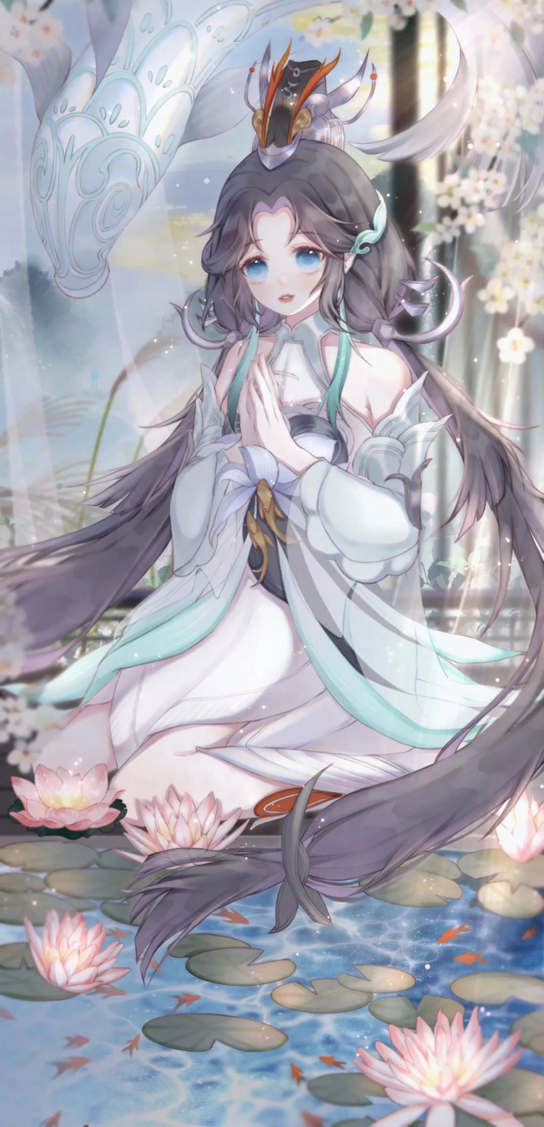 大乔(白鹤梁神女)同人壁纸:升沉世事何须多问?——王者荣耀