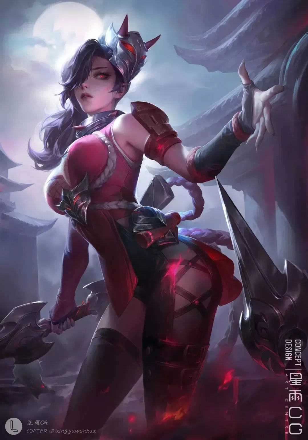 阿轲信念之刃同人壁纸大长腿爱了爱了王者荣耀