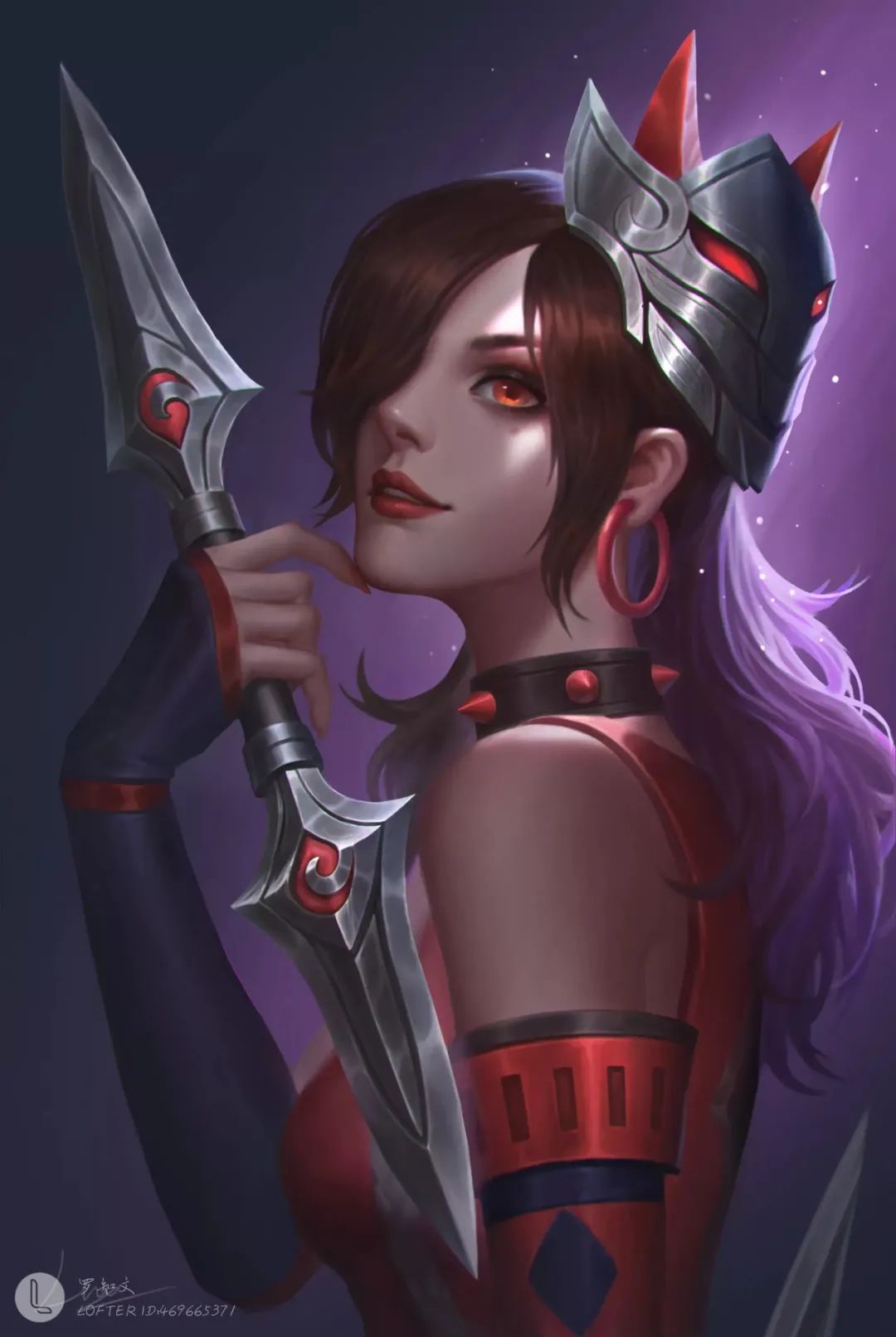 阿轲-信念之刃(同人壁纸):大长腿,爱了爱了!——王者荣耀