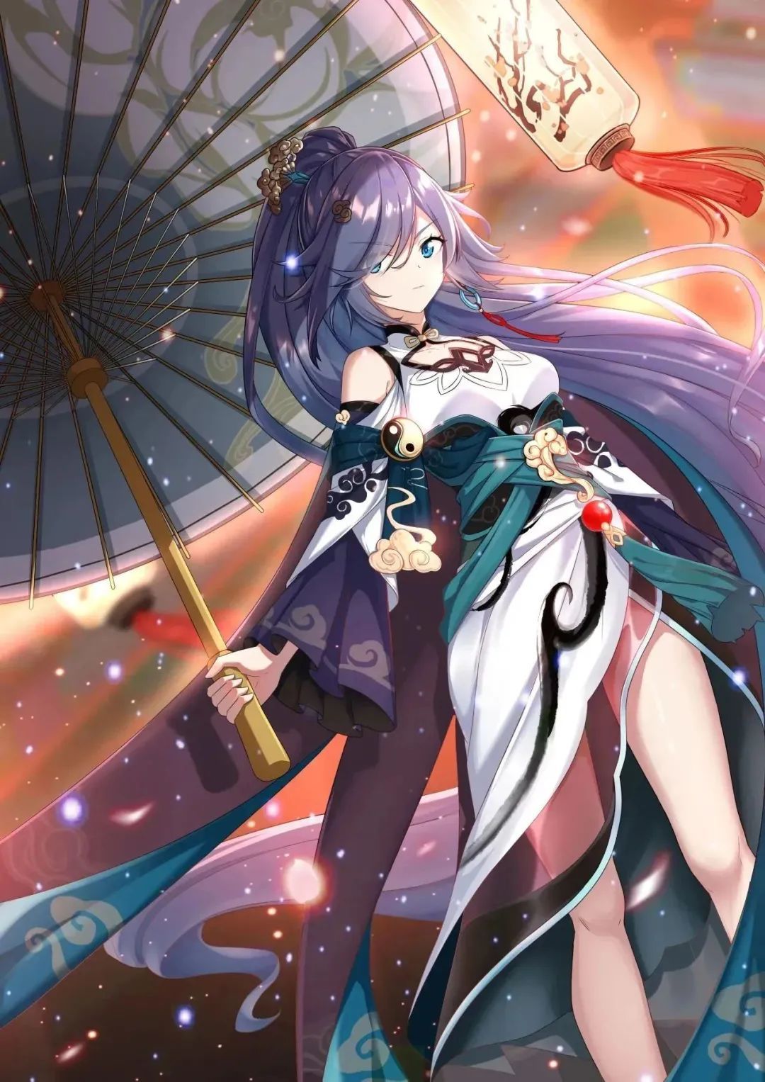 水墨符华(同人壁纸)精选:看来你很清闲,今天扎过马步了吗?——崩坏3