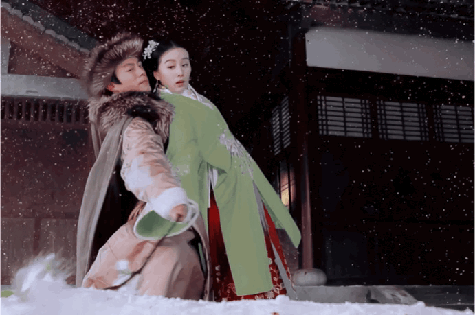 影视剧下雪名场面,杨幂刘诗诗唐嫣都上榜!