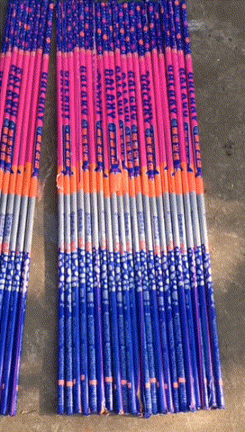 动手自制起了"加特林"烟花甚至开始diy有些动手小达人获得了大量的