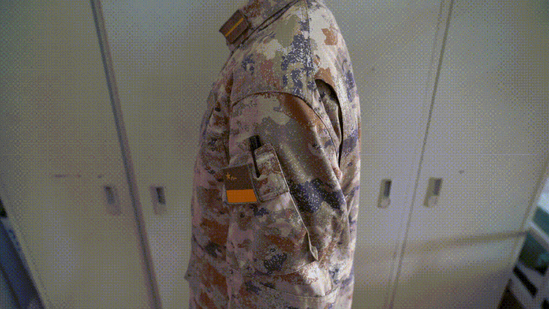 21式作训大衣,换上了!