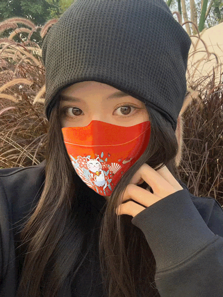 蓝白口罩换了吧!今年流行戴上它,福气财气全"罩住",来年旺上加旺!