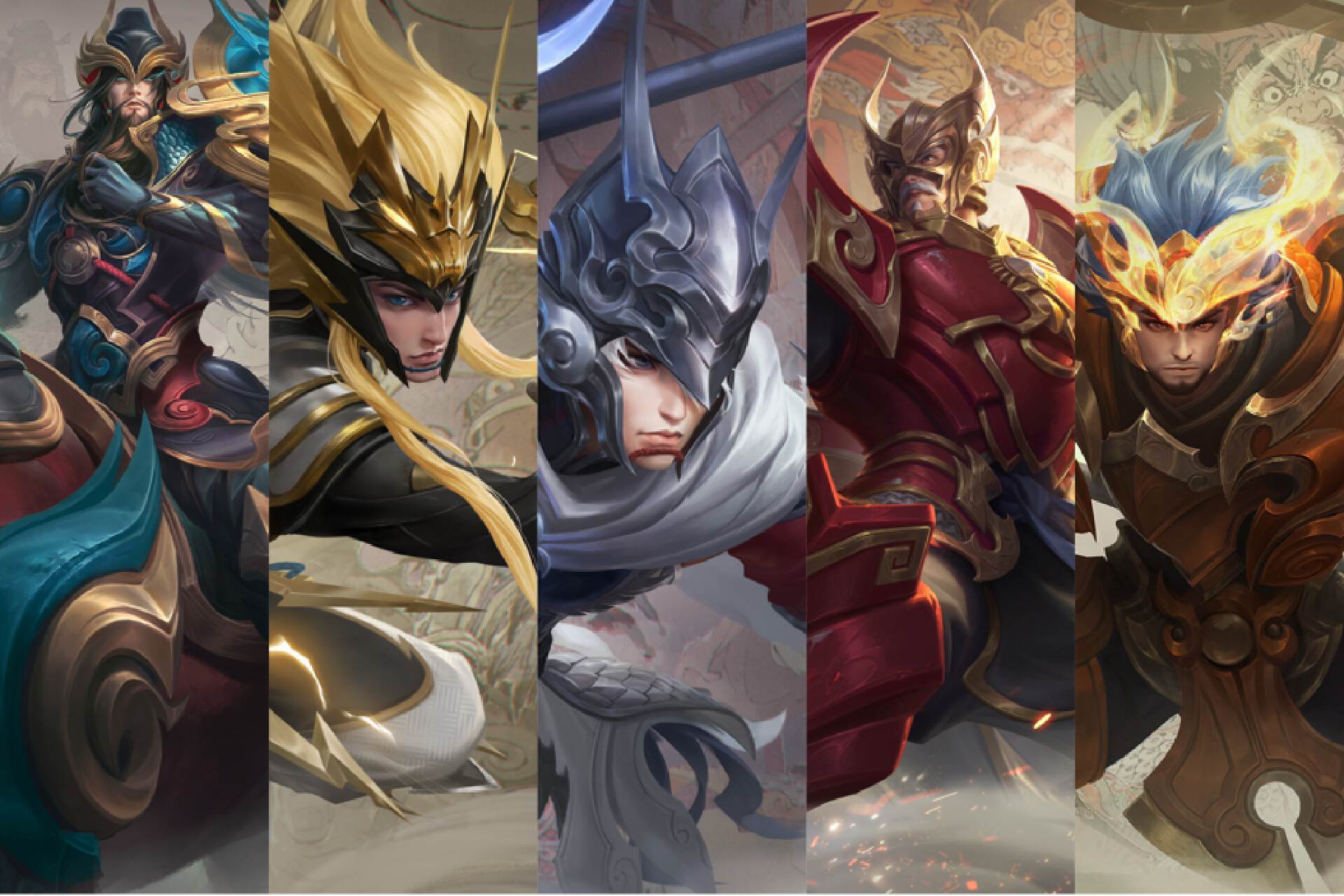 如果赵云黄忠张飞的五虎上将皮肤能够迎来返场的话,那么这全套皮肤也