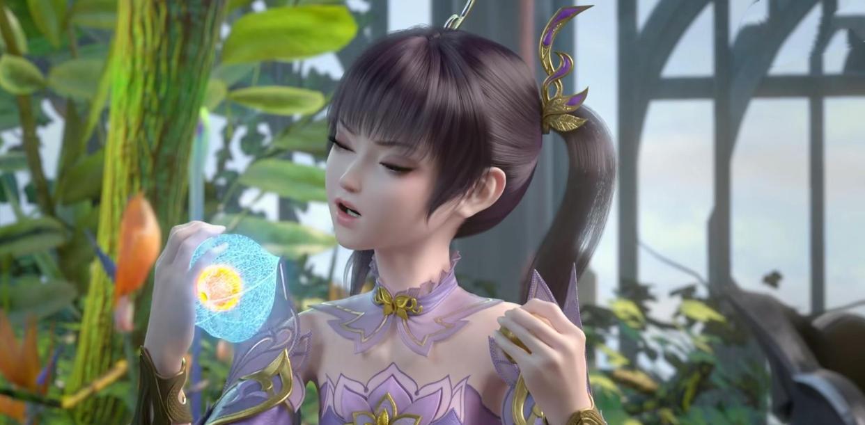 斗破苍穹萧炎找寻冰火龙须果蛮力王紫妍登场地灵丹即将炼制