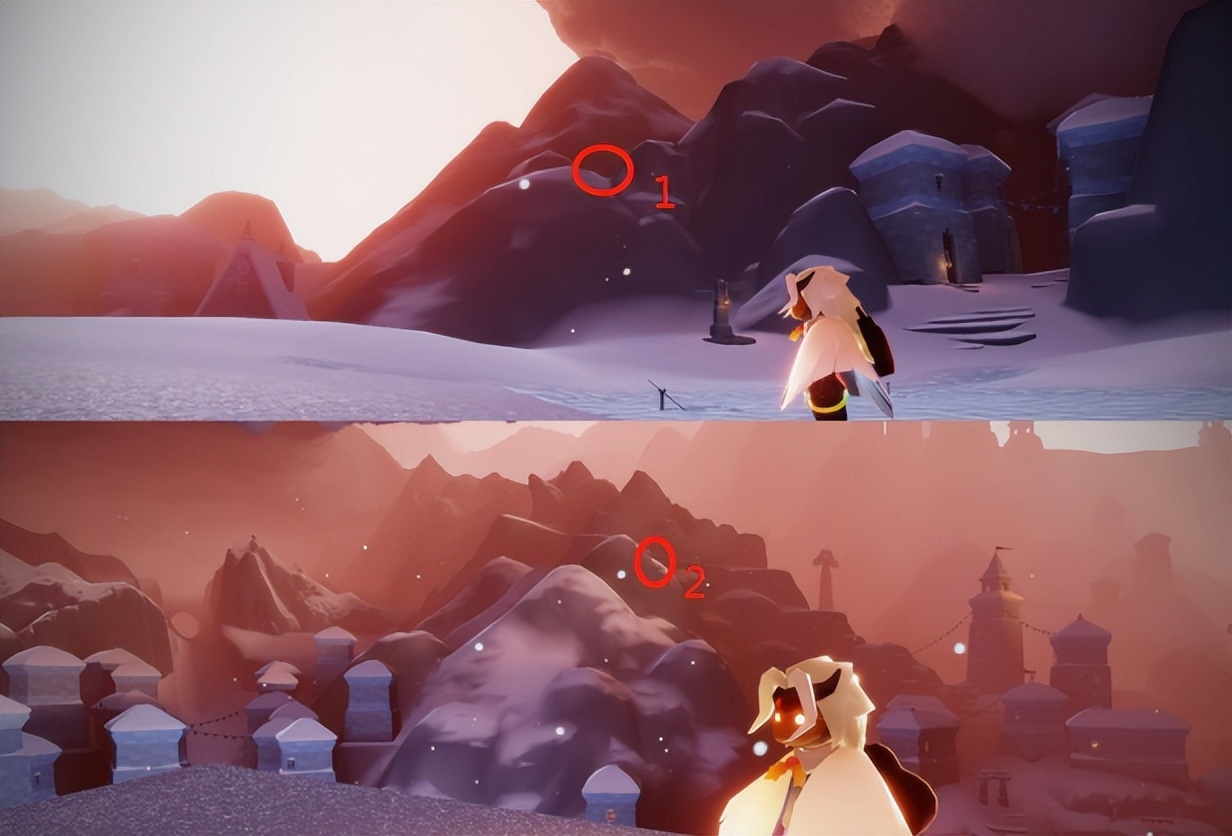 光遇霞谷地图光之翼点位以及顶级收集路线第二期