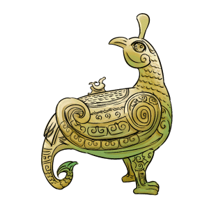 晋侯鸟尊是山西博物院的"镇馆之宝",也是三晋历史文化的经典名片.