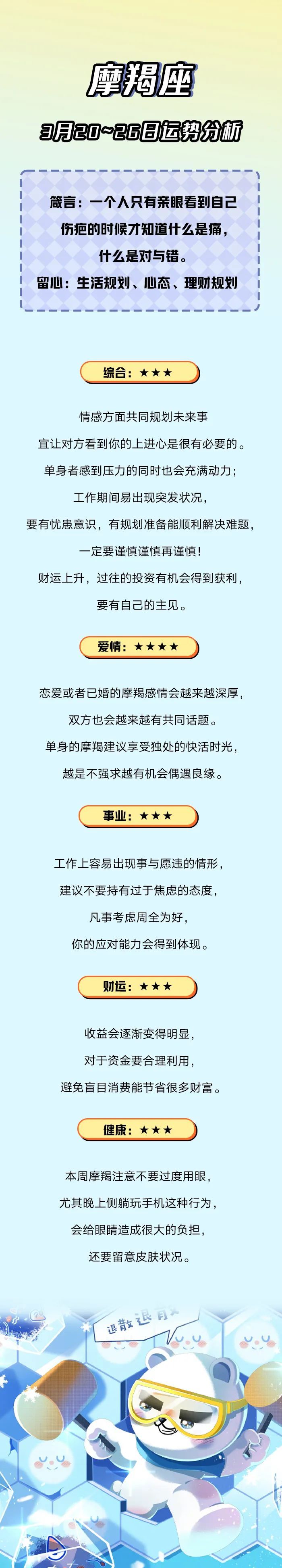 12星座周運分析（3.20～3.26）小啄賺錢有風險嗎