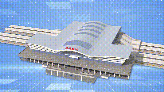 这部分封顶玉林第一座高铁站已建成这样