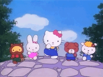 她带着伙伴们走来了!hello kitty是猫还是人?一家几口?身高体重多少?