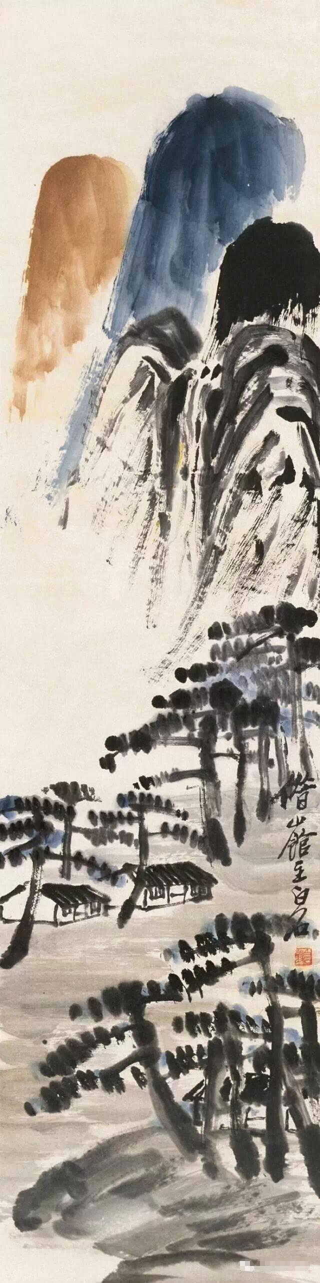 齐白石|齊白石詩意山水畫