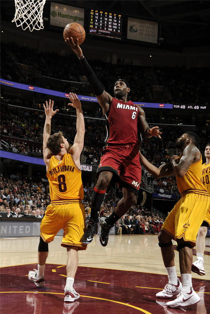 特辑-盘点詹姆斯对联盟各队最高分 季后赛屡创