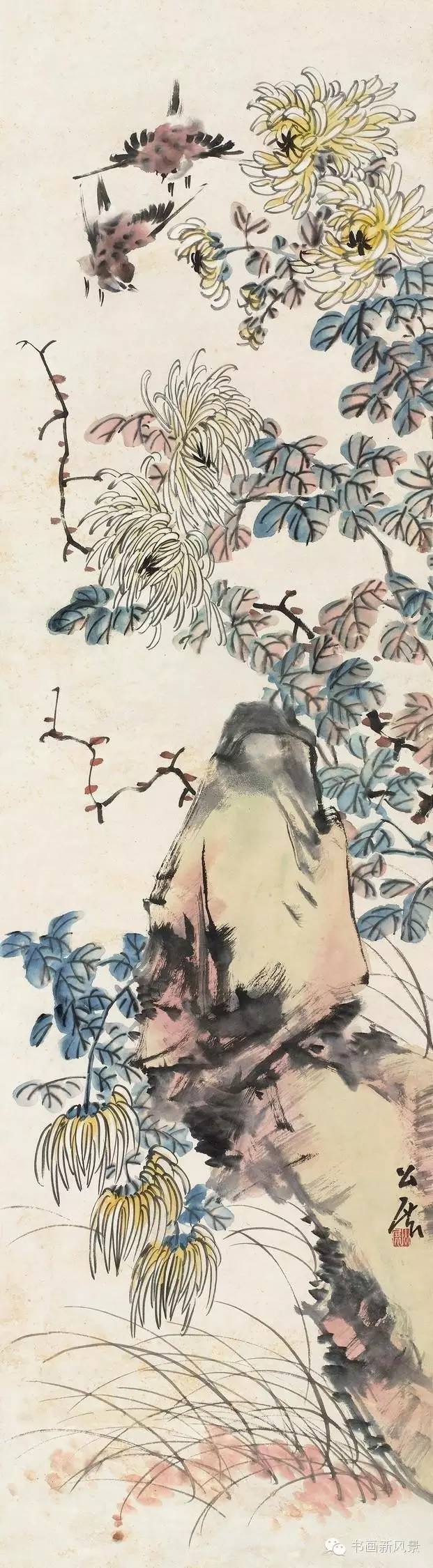 谢公展|寒露，菊花黄，赏三大名家画菊！