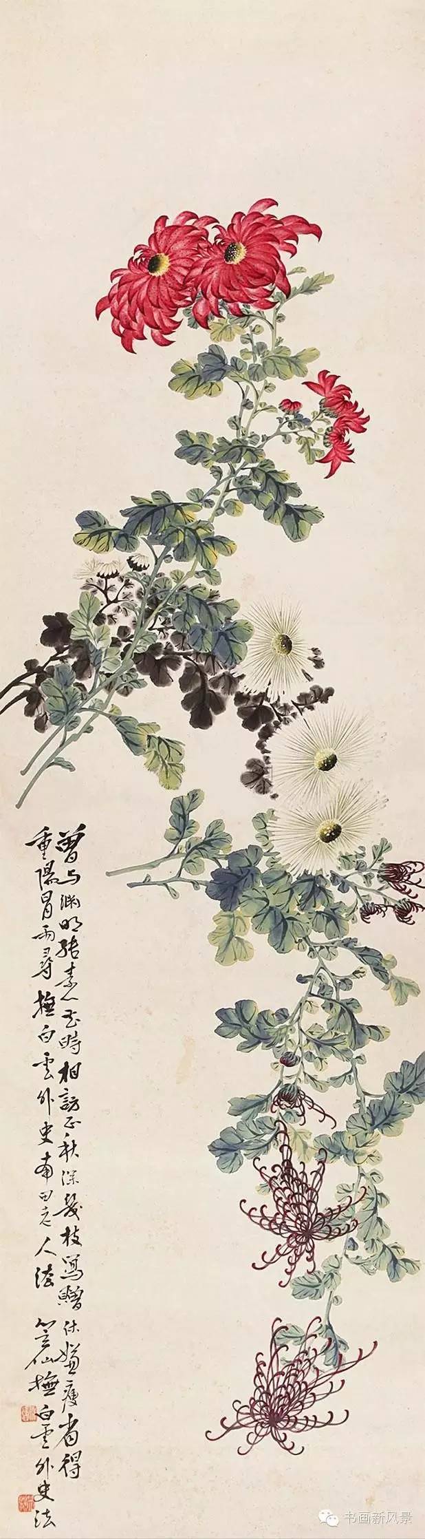 谢公展|寒露，菊花黄，赏三大名家画菊！
