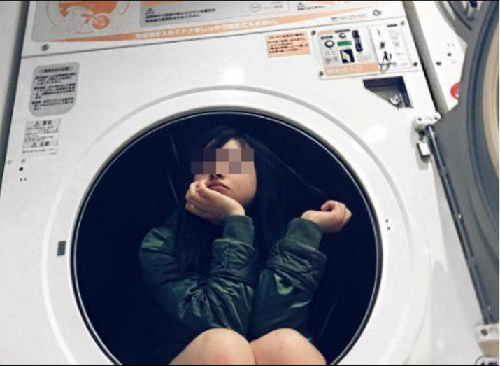樱花妹流行在自助洗衣房拍照 日本网友齐批判 