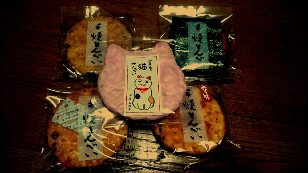浅草“猫”不是吸而是吃的！超可爱猫仙贝诱惑你