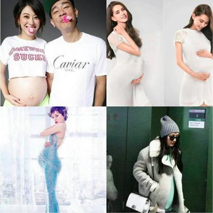 袁咏仪怀孕时就和钟丽缇一样,而霍思燕就和我