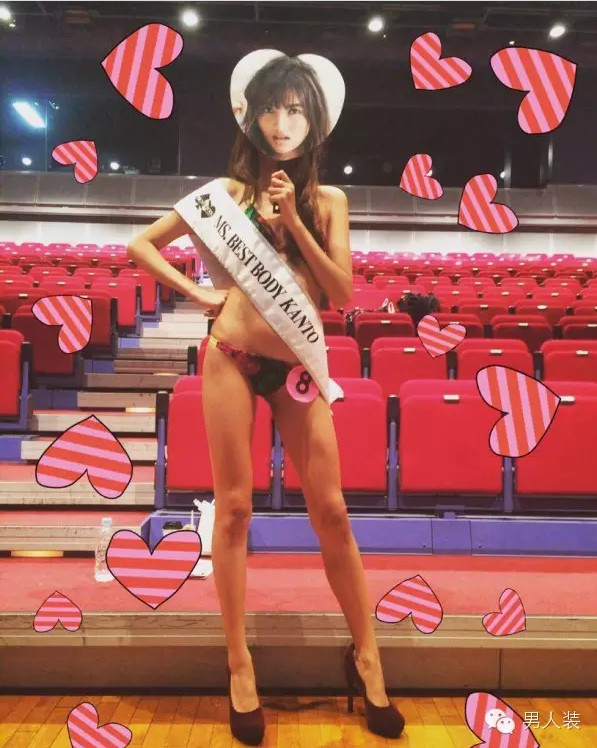 日本出了个 十头身 完美女模 性感体型 模特