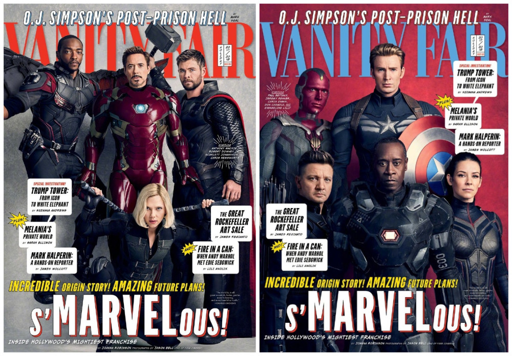《复联3》造型曝光？漫威超级英雄登上杂志封面