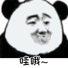 抖音震惊熊猫头gif图片