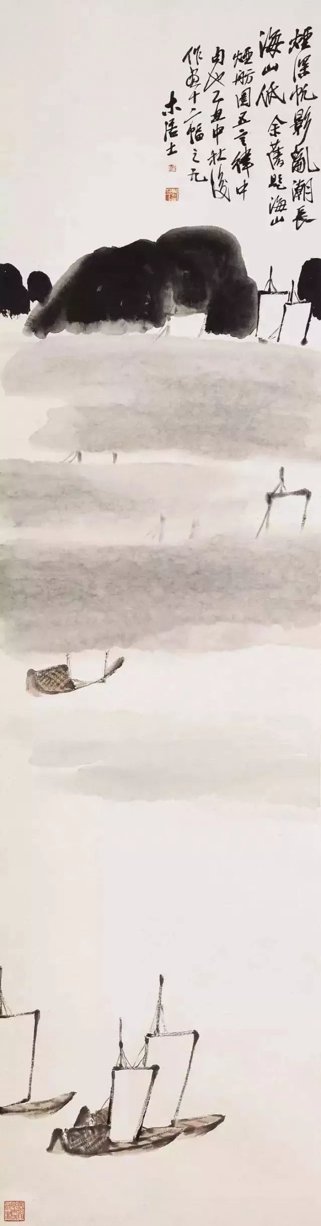 齐白石|中国最贵艺术品！4.5亿起拍！8.1亿落槌！齐白石《山水十二条屏》！