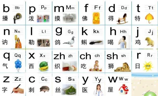 幼儿声母单韵母顺口溜