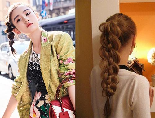 想要留住芳华钟楚曦阚清子告诉你先留好青春的小尾巴高马尾编辫儿