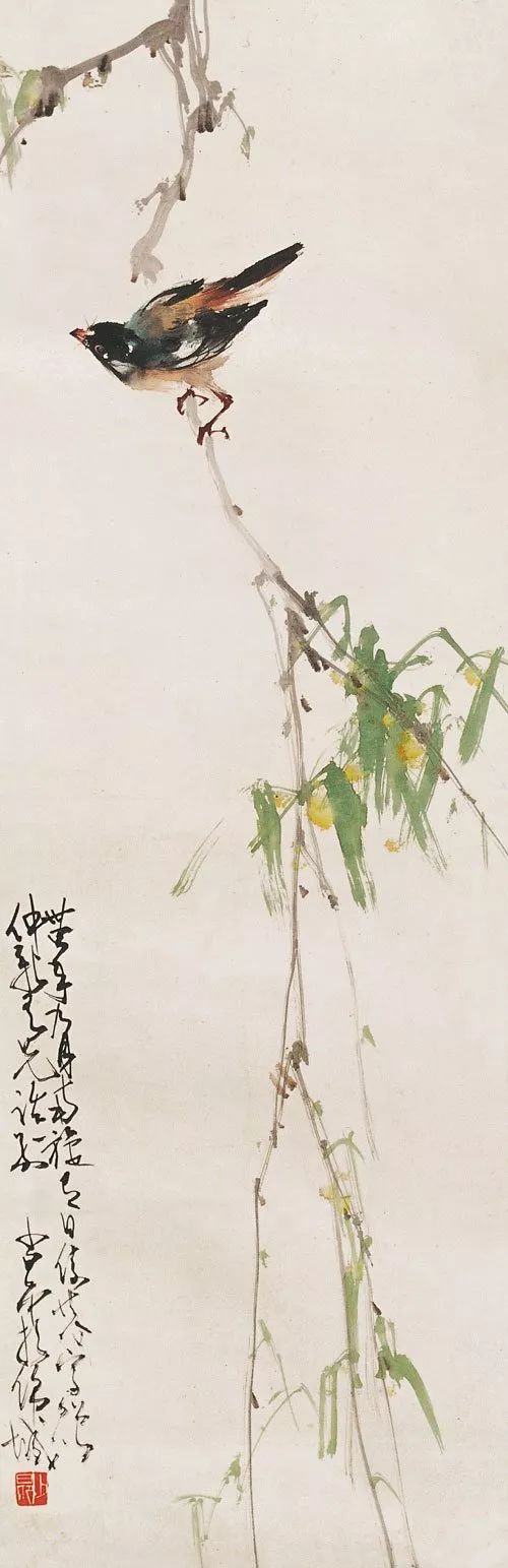 经过"二高一陈"的努力发展,岭南画派的花鸟画到了赵少昂灵动的画笔下