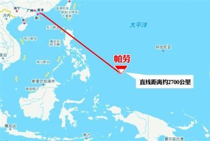 帕劳地理位置