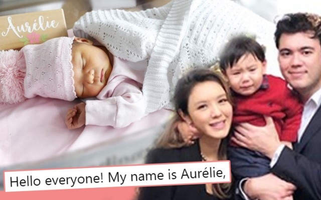 官恩娜宣布二胎诞下女儿首晒女儿出生正面照