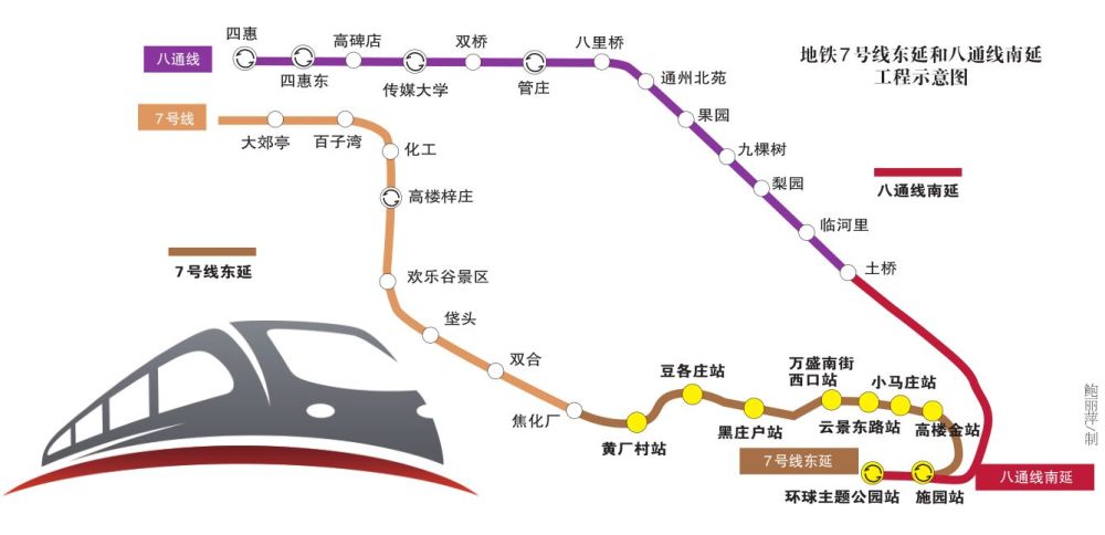 明年通州这两条地铁通车 最新北京轨道交通规