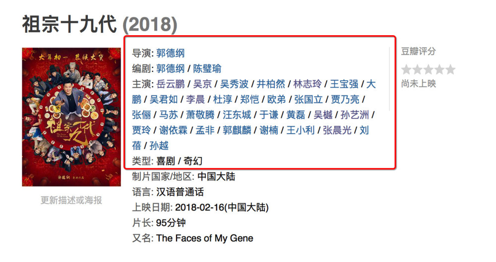 吴京新电影《祖宗十九代》票房会到10亿吗?