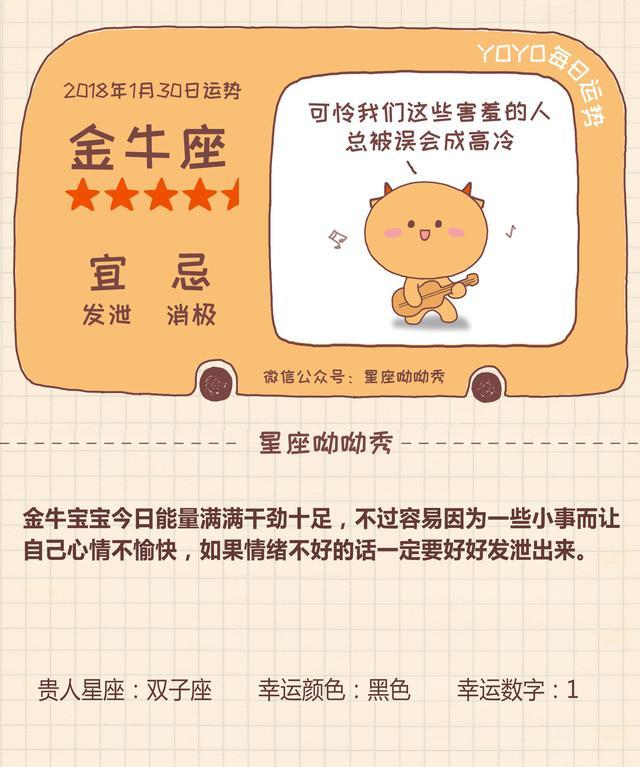 1月30日星座运势 有一个星座有烂桃花 腾讯网