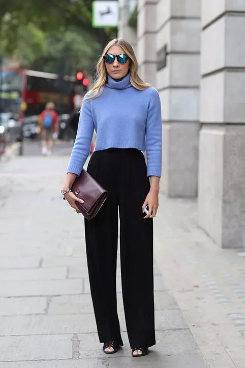 毛衣配阔腿裤怎么穿?大腿粗穿什么裤子合适?