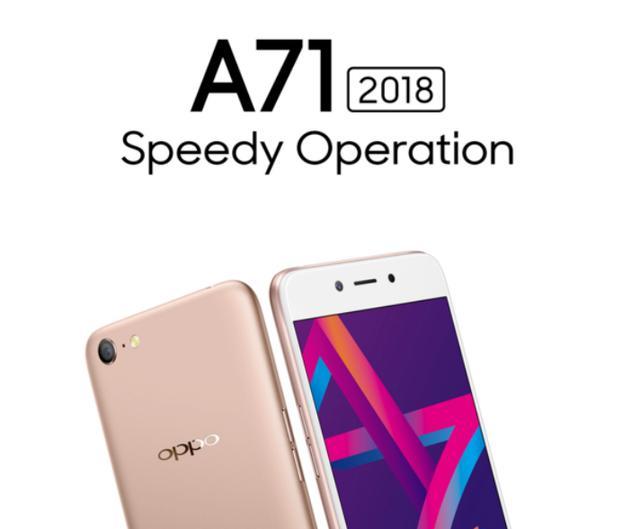 新版oppo a71亮相巴铁:搭载骁龙450无指纹识别