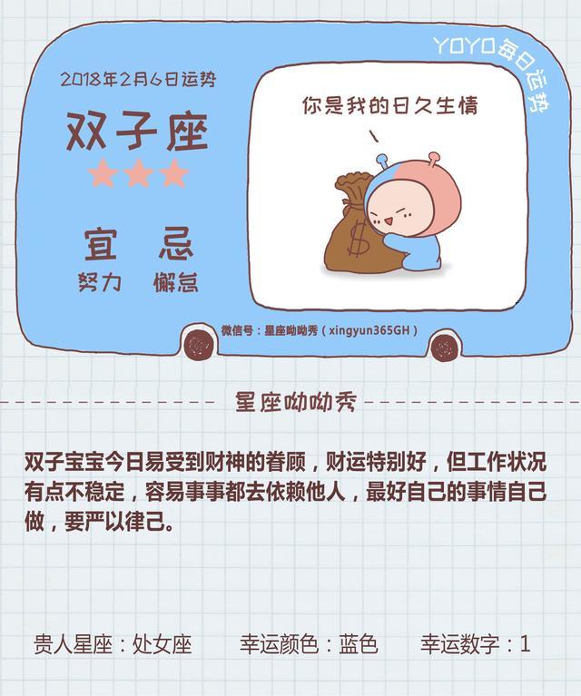 2月6日星座运势 有一个星座财神眷顾 腾讯网