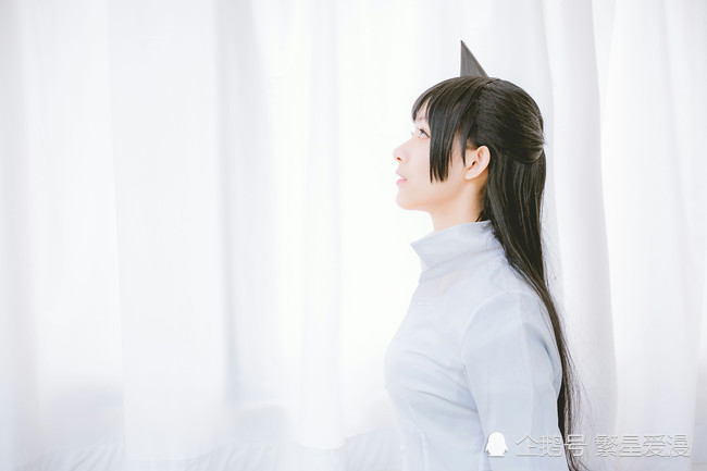 名侦探柯南 毛利兰cos 网友说,这个发型是真的