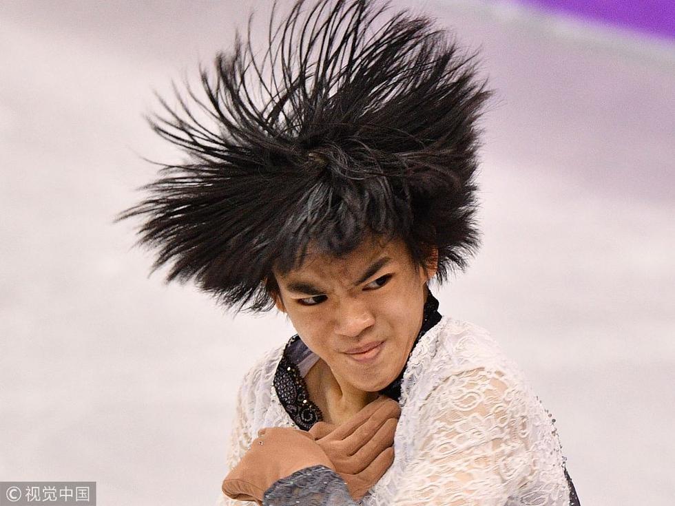 北京时间2月17日,2018年平昌冬奥会展开第八天的较量,在花样滑冰男单