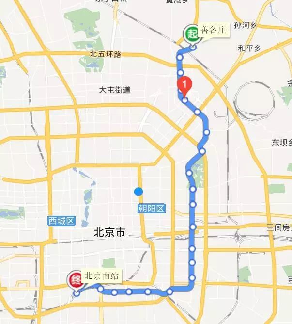 从善各庄到北京南站 从西局到张郭庄 地铁14号线沿线美景