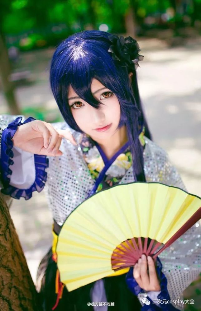 《LoveLive!》不夜城之舞打歌服,园田海未cos