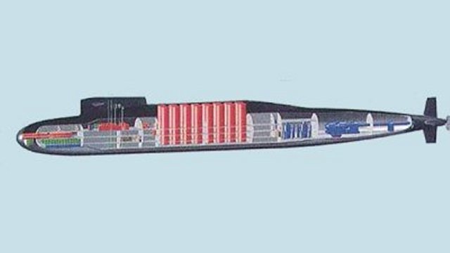 海底蓝鲸 096核潜艇在南海打击上万公里的目标